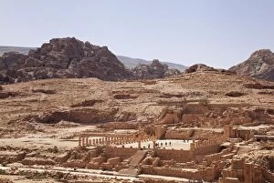 Images Dated 13th April 2011: Ruins of the Great Temple in Petra, UNESCO World Heritage Site, Jordan, Middle East
