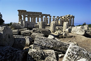 Selinunte Prints: Ruins of the Greek temples