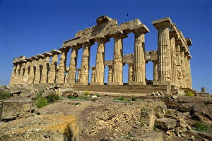 Selinunte Prints: Ruins of the Greek temples at Selinunte on the island of Sicily