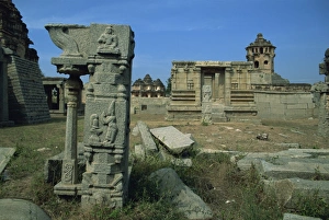 Ruins, Hampi, Karnataka state, India, Asia