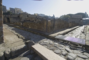The ruins of Herculaneum
