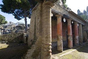 The ruins of Herculaneum