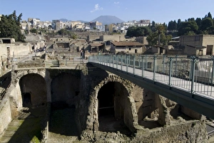 The ruins of Herculaneum
