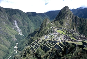 Machu Picchu Prints: Ruins of Inca town site