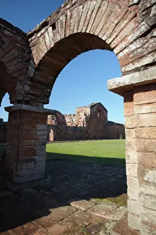 Remains Prints: Ruins of Jesuit mission at Trinidad (La Santisima Trinidad de Parana)