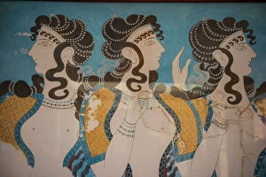 Human Likeness Gallery: The ruins of Knossos, the largest Bronze Age archaeological site, Minoan civilization