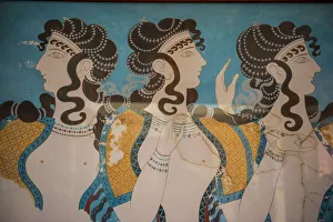 Top Section Gallery: The ruins of Knossos, the largest Bronze Age archaeological site, Minoan civilization