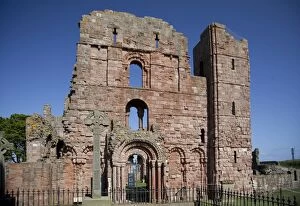 Holy Island Collection: Ruins of Lindisfarne Priory, Lindisfarne (Holy Island), Northumberland