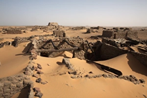 The ruins of the medieval city of Old Dongola