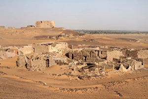 The ruins of the medieval city of Old Dongola