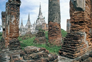 Ruins in the old capital of Ayutthaya