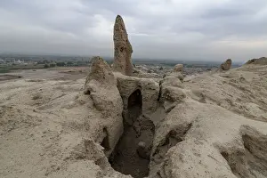 Dirt Prints: Ruins of old Kandahar, Zorr Shar, founded by Alexander the Great, Kandahar, Afghanistan