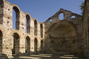 Metropolitan Cathedral Prints: Ruins of Old Metropolitan cathedral, Nessebar, Bulgaria, Europe