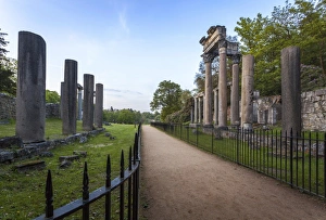 Railings Prints: The Ruins, originally from Leptis Magna