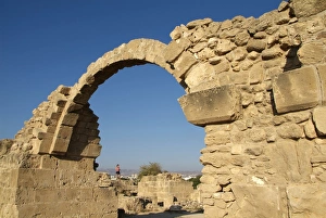 Paphos Prints: Ruins at Paphos, UNESCO World Heritage Site, Cyprus, Europe