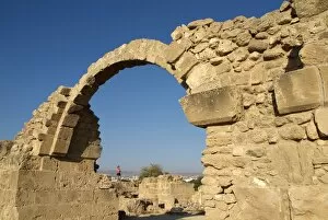 Ruins at Paphos, UNESCO World Heritage Site, Cyprus, Europe