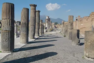 The ruins of Pompeii
