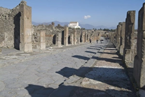 The ruins of Pompeii