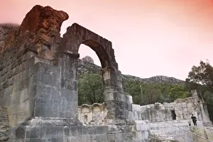 Ancient Ruins Prints: Ruins of the Roman Water Temple, the starting point of the aqueduct to Carthage