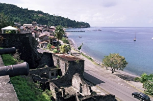 Martinique Prints: Ruins at Saint Pierre