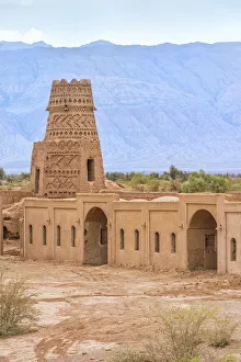 Dirt Prints: Ruins of Shafiabad caravanserai, Kerman Province, Iran, Middle East