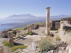 Ruins of Solunto (foreground)