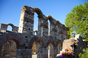 Bulgarian Prints: Ruins of St. Sofia Church, The Old Metropolitan Church, The Bishops Palace