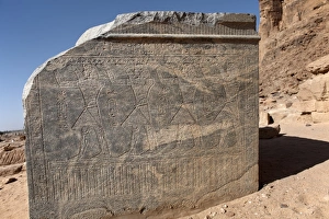 Sudan Prints: The ruins of the Temple of Amun at Jebel Barkal