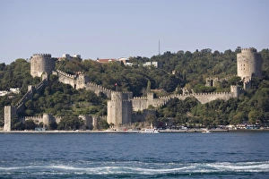City Walls Prints: Rumeli Hisar fort, Bosphorus. Istanbul, Turkey, Europe