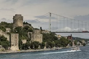 Suspension Collection: Rumeli Hisari (Fortress of Europe) and Fatih Sultan Mehmet Suspension Bridge, Hisarustu