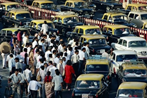 Crowd Prints: Rush hour in Mumbai (Bombay)