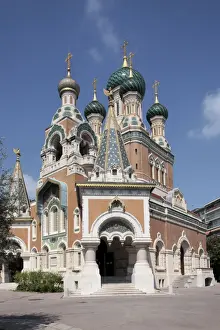 Russian Prints: The Russian Orthodox Cathedral (Eglise Russe) (Catedrale Saint Nicolas)
