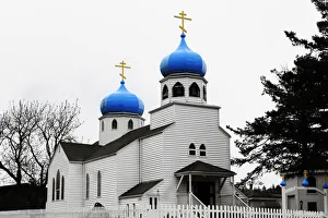 Architectural Feature Prints: Russian Orthodox Church, Kodiak, Alaska, United States of America, North America