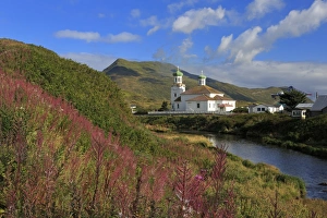 Alaskan Prints: Russian Orthodox Church, Unalaska Island