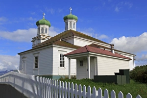 Russian Orthodox Church, Unalaska Island, Aleutian Islands, Alaska, United States of America
