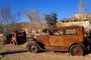 Images Dated 16th February 2007: Rusty old car, General Store and Route 66 Museum, Hackberry, Arizona, United States of America
