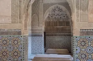 The Saadian tombs in the Kasbah district, dating back to the time of the Sultan Ahmed Al Mansour