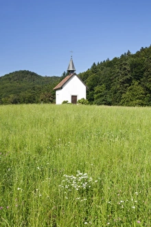 Solden Prints: Saalenberg Chapel, Solden, Black Forest, Baden Wurttemberg, Germany, Europe