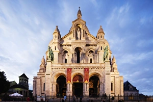 Sacre Coeur Basilica, Montmartre, Paris, France, Europe