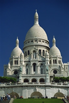 Domes Prints: Sacre Coeur, Montmartre, Paris, France, Europe