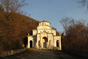 Sun Lit Prints: Sacromonte church, Varese, Lombardy, Italy, Europe
