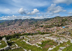 Inca Prints: Sacsayhuaman Ruins, Cusco Region, Peru, South America