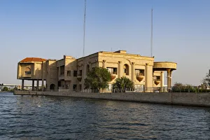 Saddam Husseins old palace, Arvand Rood, Schatt Al-Arab, Basra, Iraq, Middle East