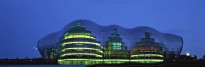 Quay Side Prints: Sage Music Hall at night, Quayside, Newcastle upon Tyne, Tyne and Wear