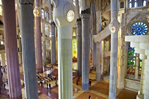 Sagrada Familia, UNESCO World Heritage Site, Barcelona, Catalonia, Spain, Europe