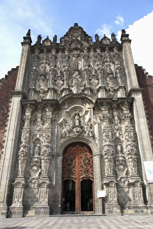 Sagrario Metropolitano, Zocalo, Plaza de la Constitucion, Mexico City, Mexico