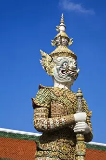 Images Dated 21st December 2007: Sahassadeja statue at Royal Grand Palace, Rattanakosin District, Bangkok