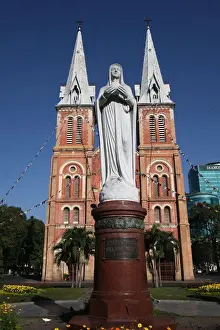 Plinth Prints: The Saigon Notre-Dame Basilica, a neo-Romanesque Catholic church built by the French in
