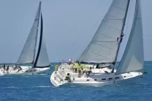 Images Dated 27th March 2009: Sailboat regattas. British Virgin Islands, West Indies, Caribbean, Central America