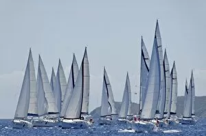 Images Dated 20th March 2009: Sailboat regattas. British Virgin Islands, West Indies, Caribbean, Central America